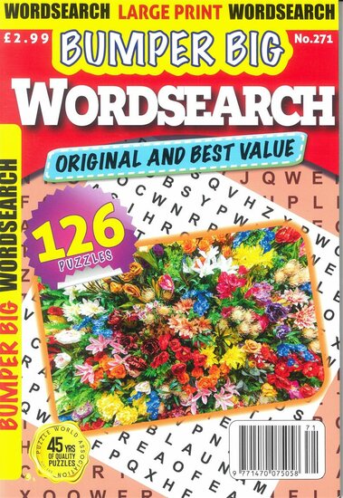 Bumper Big Word Search Magazine