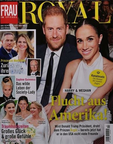 Frau im Spiegel Royal