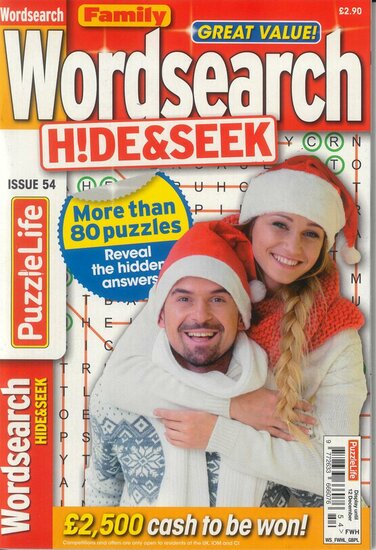 Puzzlelife Family Wordsearch Hide Seek Magazine