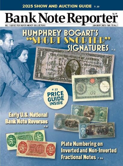 Bank Note Reporter Magazine